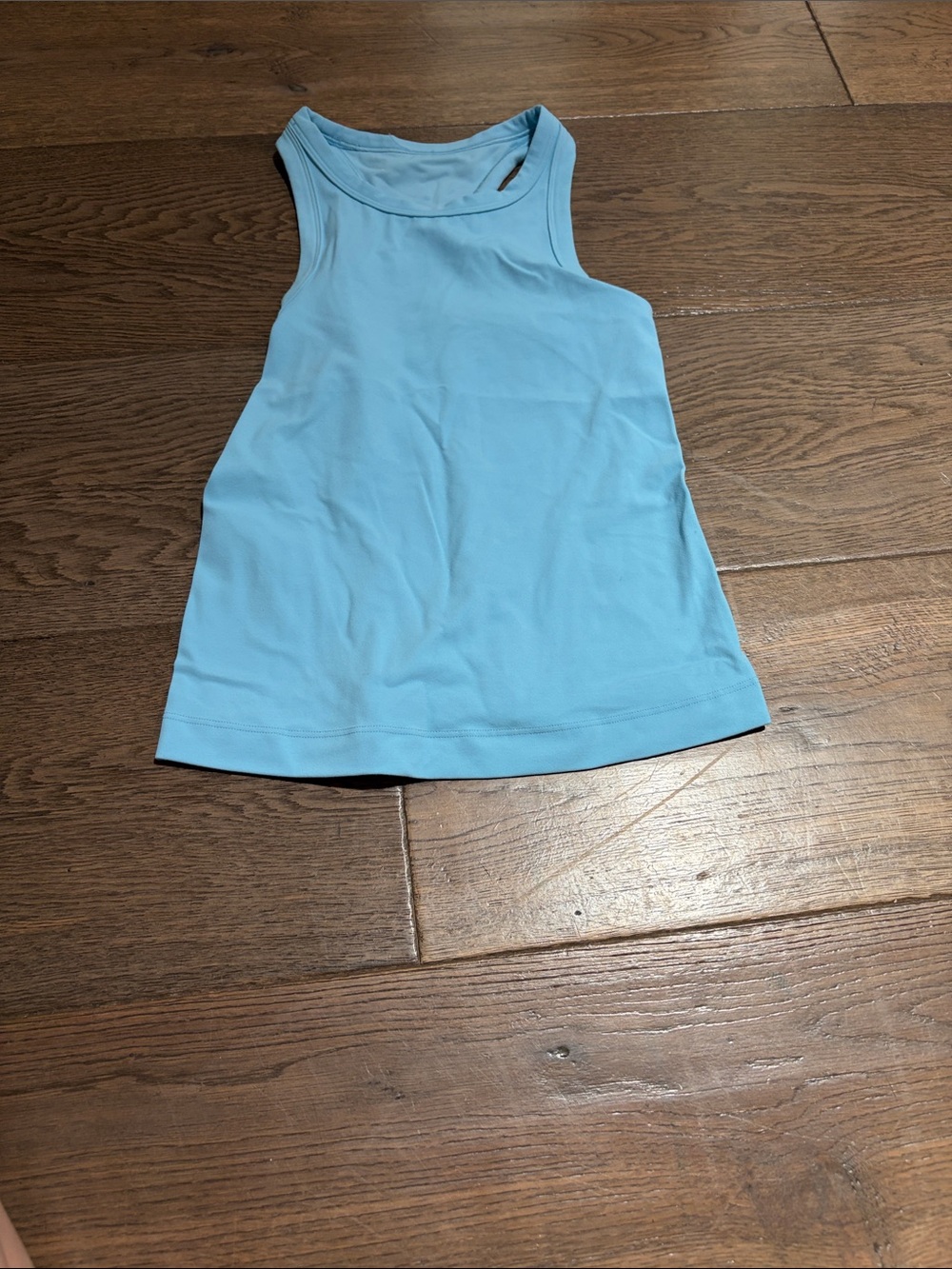 Lululemon Light Blue Fitted Tank Top